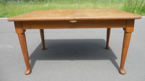 Light Oak Extending Dining Table to Seat Twelve
