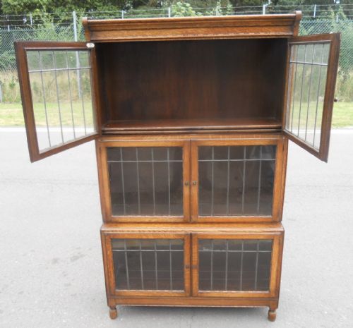 OAK LEADED SECTION BOOKCASE BY MINTY - ADDITIONAL PHOTO 6
