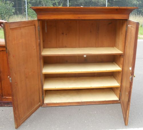 VICTORIAN PINE KITCHEN CUPBOARD - ADDITIONAL PHOTO 7