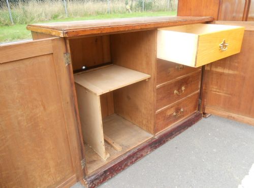 VICTORIAN PINE KITCHEN CUPBOARD - ADDITIONAL PHOTO 9