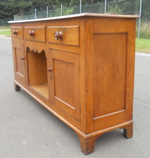 VICTORIAN COUNTRY OAK KITCHEN DRESSER - ADDITIONAL PHOTO 8