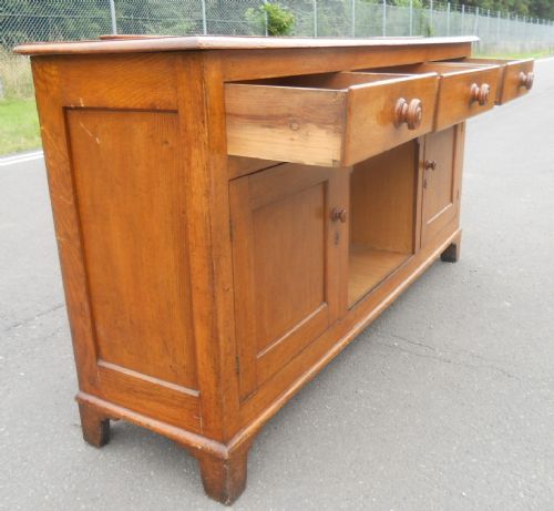 VICTORIAN COUNTRY OAK KITCHEN DRESSER - ADDITIONAL PHOTO 10