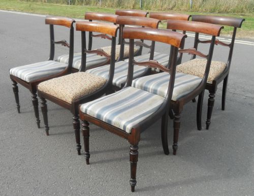 SET OF NINE WILLIAM IV ROSEWOOD DINING CHAIRS - ADDITIONAL PHOTO 1