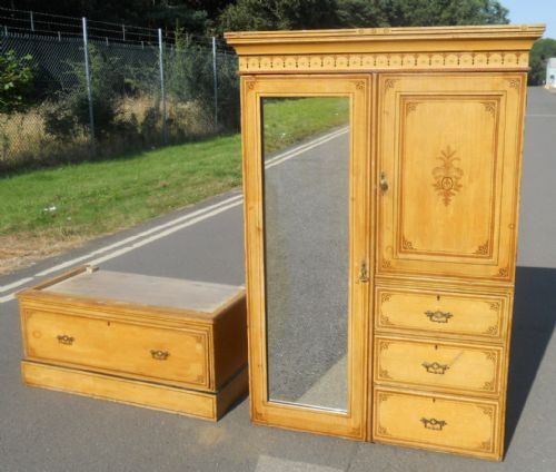 Edwardian Combination Wardrobe by James Shoolbred & Co