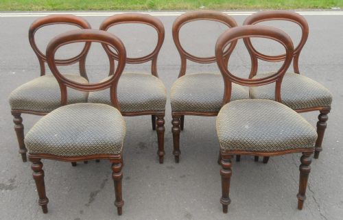 Set of Six Victorian Dining Chairs