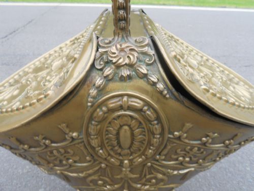 REGENCY BRASS DOUBLE LIDDED COAL BUCKET - ADDITIONAL PHOTO 3