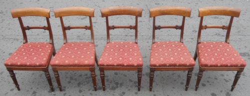 SET OF SIX WILLIAM IV MAHOGANY DINING CHAIRS - ADDITIONAL PHOTO 6
