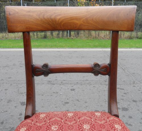 SET OF SIX WILLIAM IV MAHOGANY DINING CHAIRS - ADDITIONAL PHOTO 10