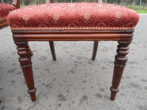 SET OF SIX WILLIAM IV MAHOGANY DINING CHAIRS - ADDITIONAL PHOTO 11