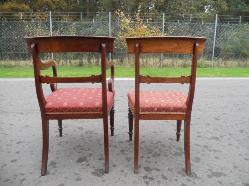 SET OF SIX WILLIAM IV MAHOGANY DINING CHAIRS - ADDITIONAL PHOTO 12
