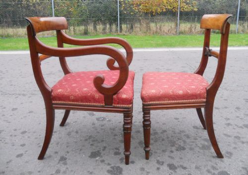 SET OF SIX WILLIAM IV MAHOGANY DINING CHAIRS - ADDITIONAL PHOTO 13