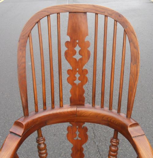 VICTORIAN ELM KITCHEN ARMCHAIR - ADDITIONAL PHOTO 2