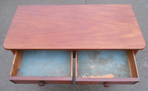 VICTORIAN MAHOGANY WRITING TABLE - ADDITIONAL PHOTO 5