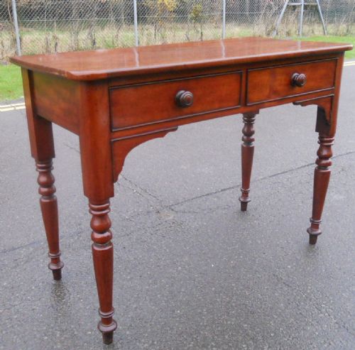 VICTORIAN MAHOGANY WRITING TABLE - ADDITIONAL PHOTO 7