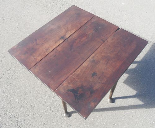 GEORGIAN SMALL MAHOGANY DROPLEAF DINING TABLE - ADDITIONAL PHOTO 3