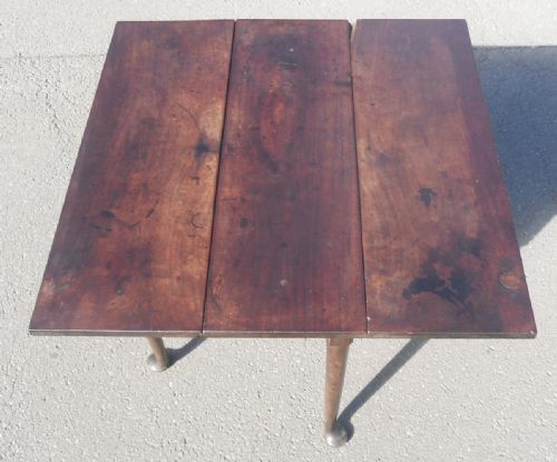 GEORGIAN SMALL MAHOGANY DROPLEAF DINING TABLE - ADDITIONAL PHOTO 4