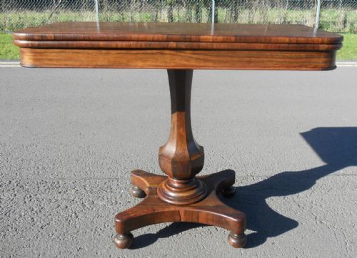 VICTORIAN ROSEWOOD TEA TABLE - ADDITIONAL PHOTO 2