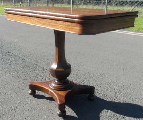 VICTORIAN ROSEWOOD TEA TABLE - ADDITIONAL PHOTO 4