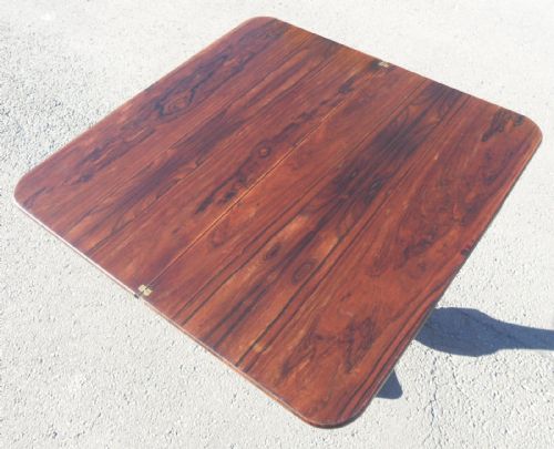 VICTORIAN ROSEWOOD TEA TABLE - ADDITIONAL PHOTO 8