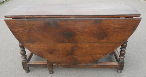 Antique Oak Gateleg Dining Table