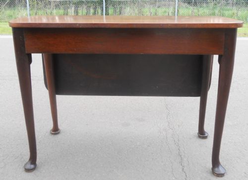 GEORGIAN MAHOGANY DROPLEAF SIDE TABLE - ADDITIONAL PHOTO 1