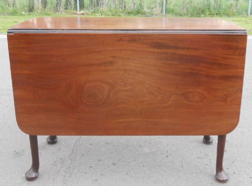 GEORGIAN MAHOGANY DROPLEAF SIDE TABLE - ADDITIONAL PHOTO 3