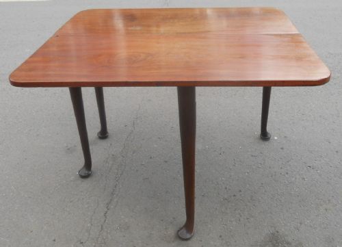 GEORGIAN MAHOGANY DROPLEAF SIDE TABLE - ADDITIONAL PHOTO 5