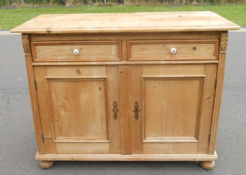 Victorian Pine Two Door Cupboard