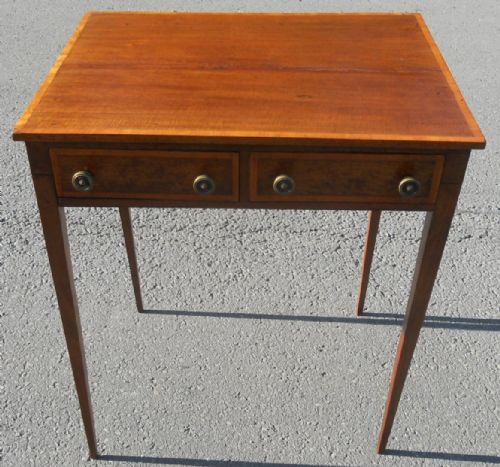 EDWARDIAN MAHOGANY WRITING TABLE