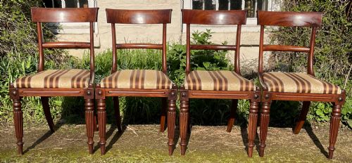 Set of Four William IV Dining Chairs