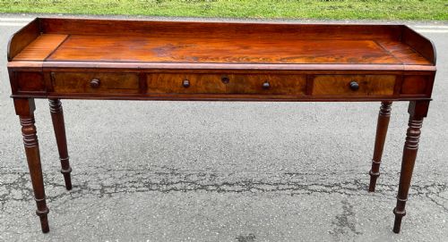 Georgian Mahogany Narrow Console Table