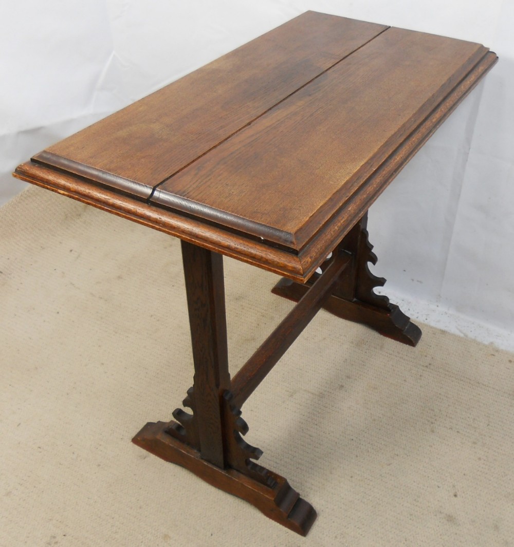 Arts & Craft Oak Rectangular Centre Table 