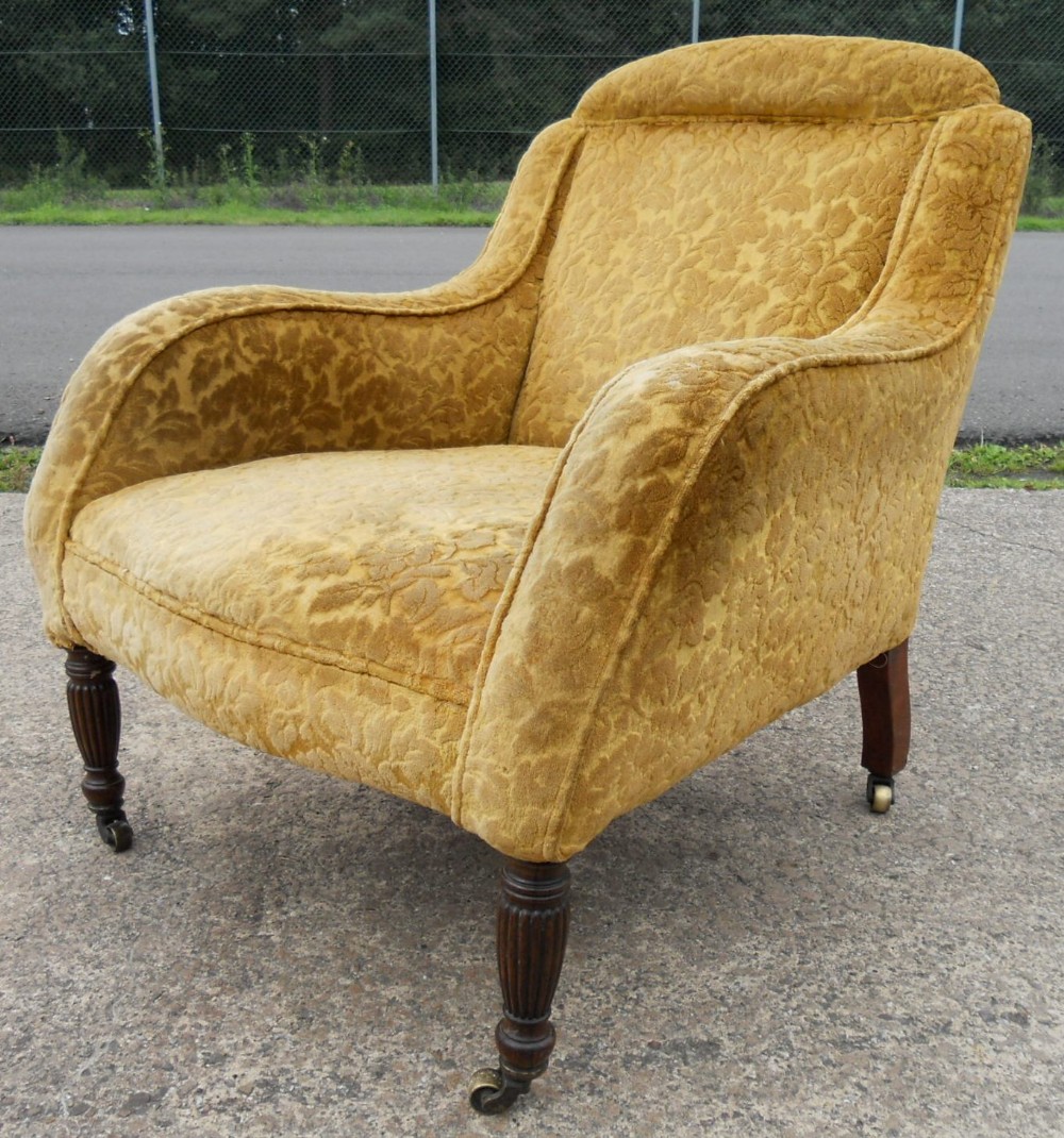 Victorian Upholstered Tub Armchair