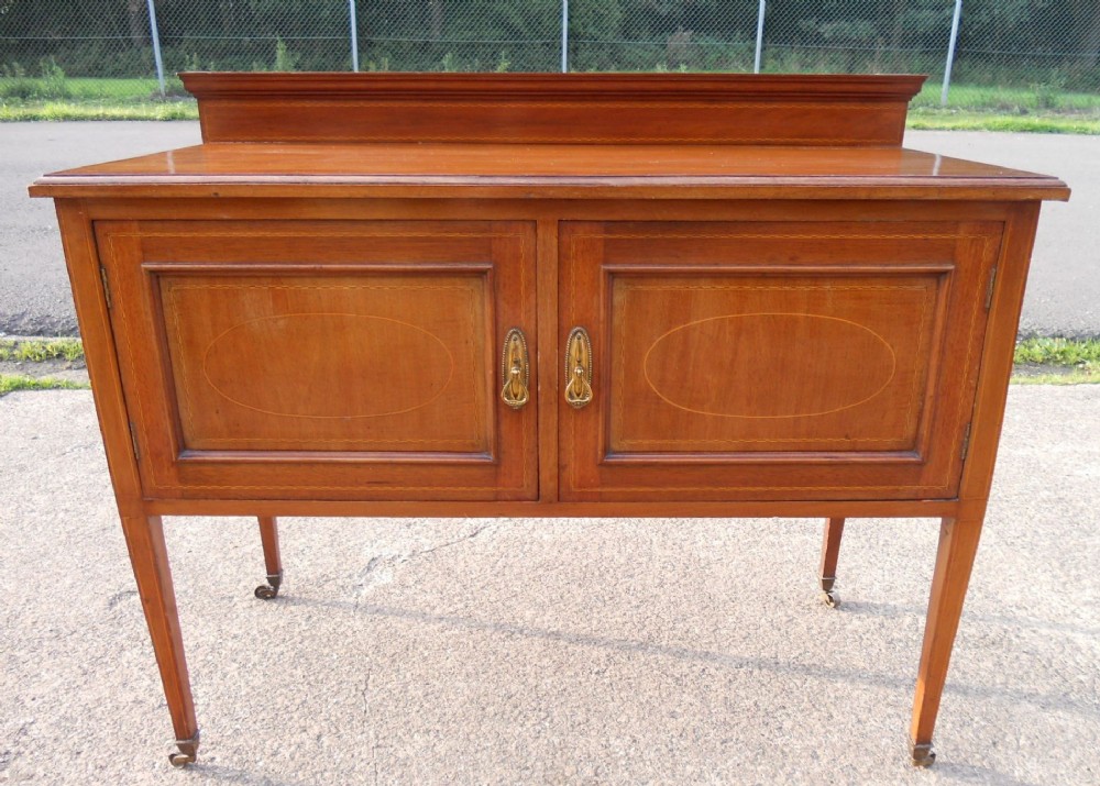 Edwardian Mahogany Side Cabinet