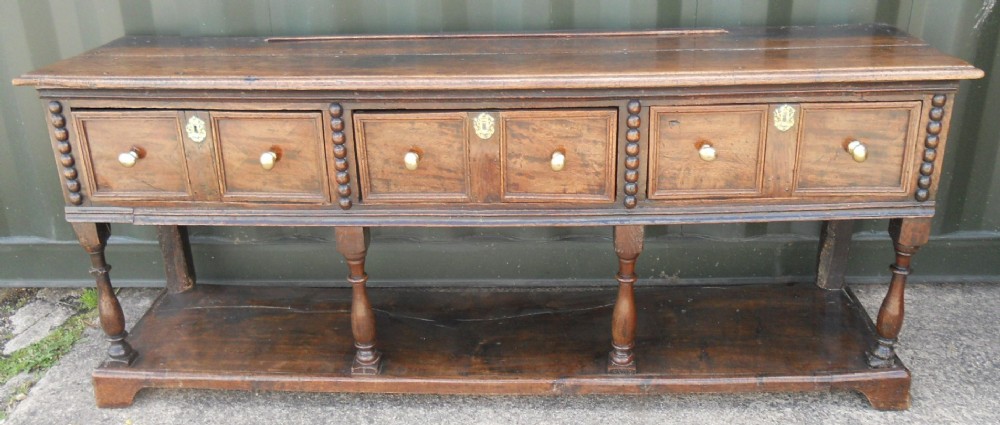 Antique Oak Dresser Base