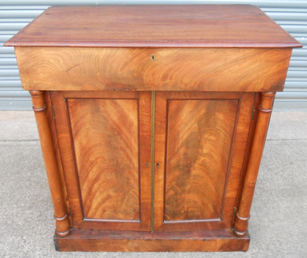 Small Victorian Mahogany Chiffonier Sideboard Base