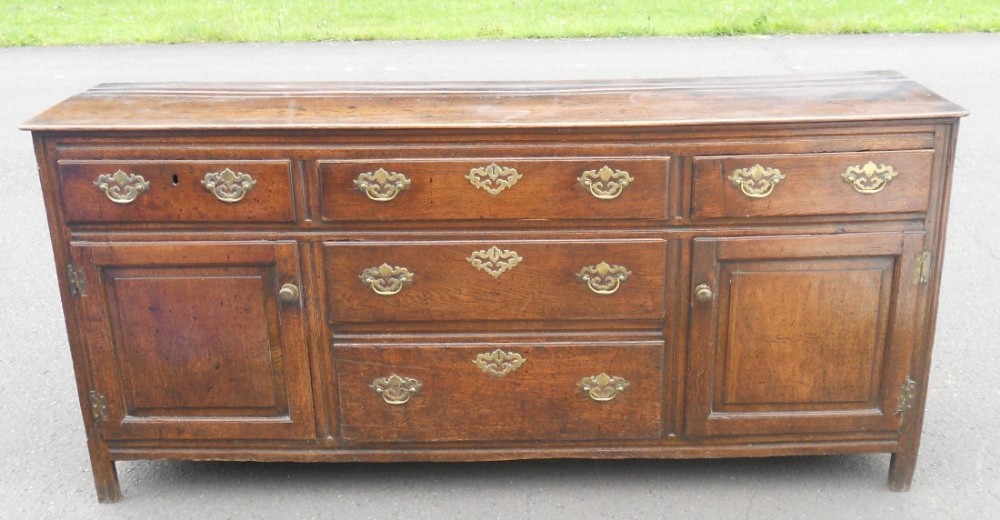 Georgian Oak Cupboard Dresser Base