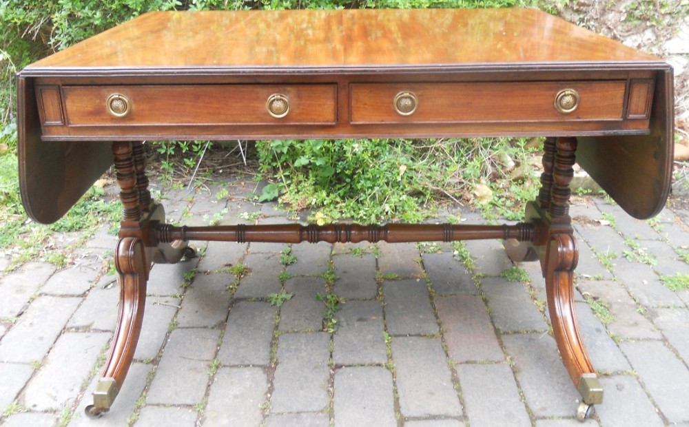 Georgian Mahogany Sofa Table 