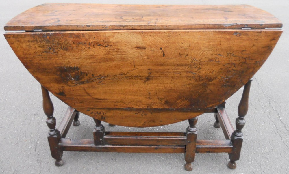 Antique Oak Gateleg Dining Table 