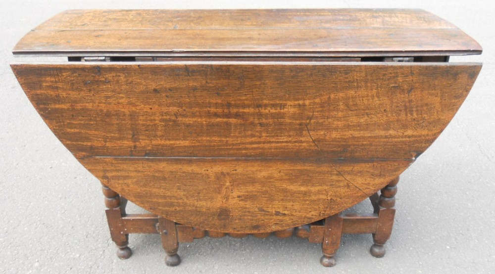 Antique Oak Gateleg Dining Table 