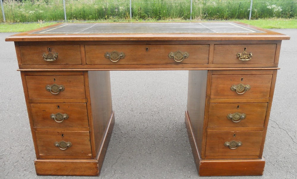 Edwardian Mahogany Writing Desk  View II