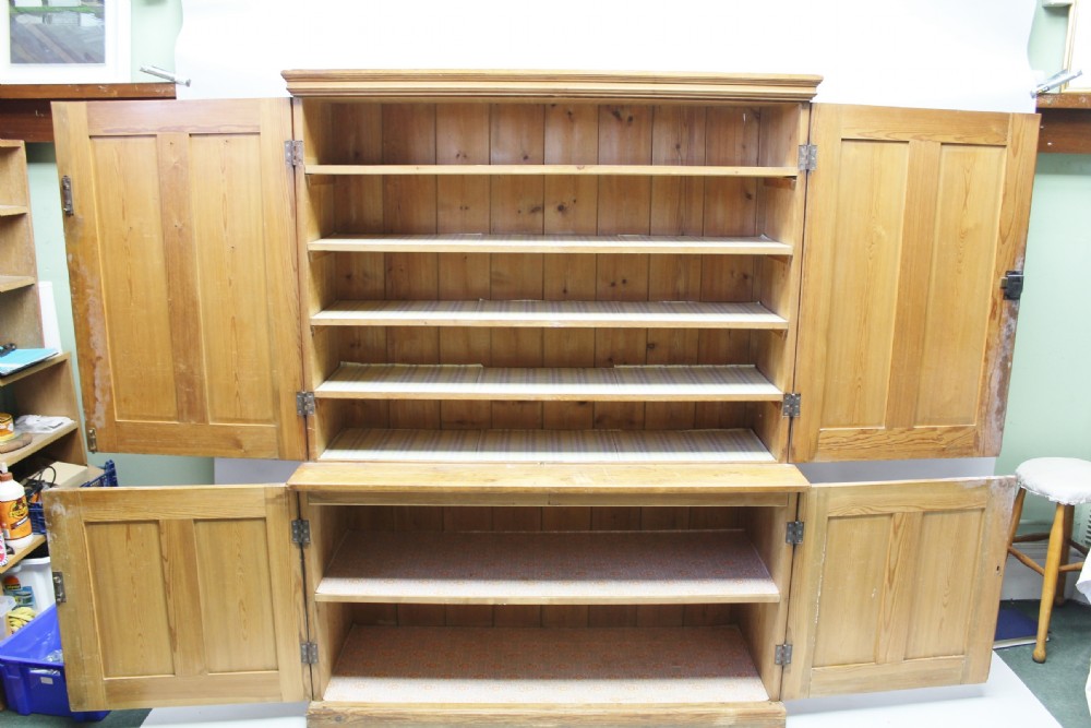 Victorian Pine Kitchen Housekeeper's Cupboard  View VI