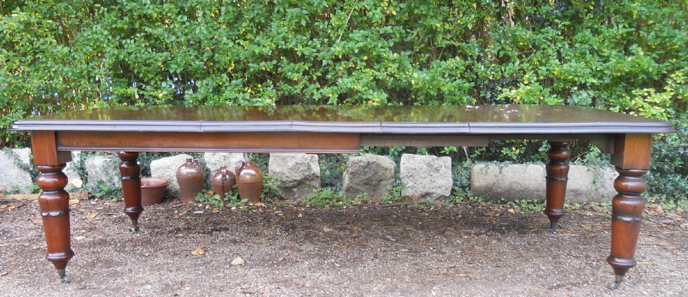Victorian Mahogany Extending Dining Table to Seat 12 View V