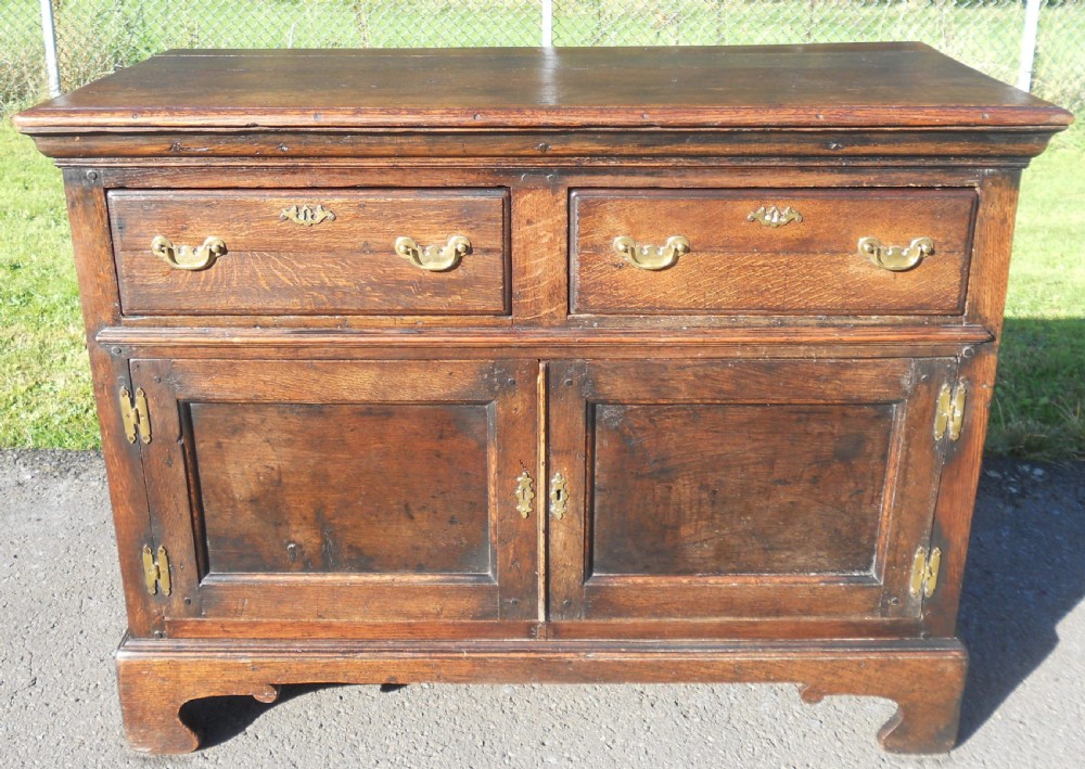 Antique Oak Dresser Cupboard Base