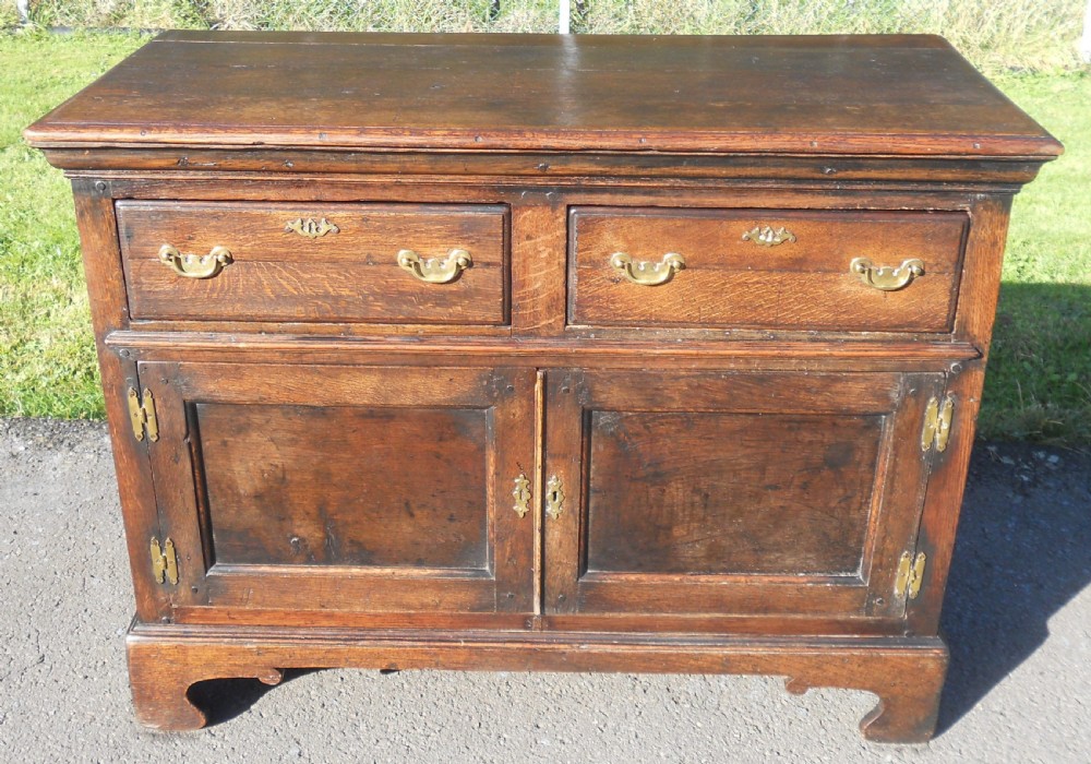 Antique Oak Dresser Cupboard Base View III