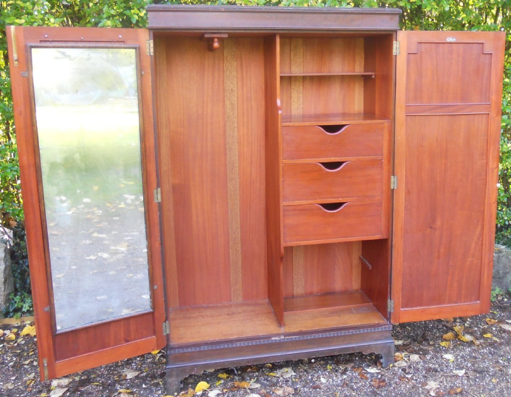 Mahogany Fitted Wardrobe by Waring & Gillow View II