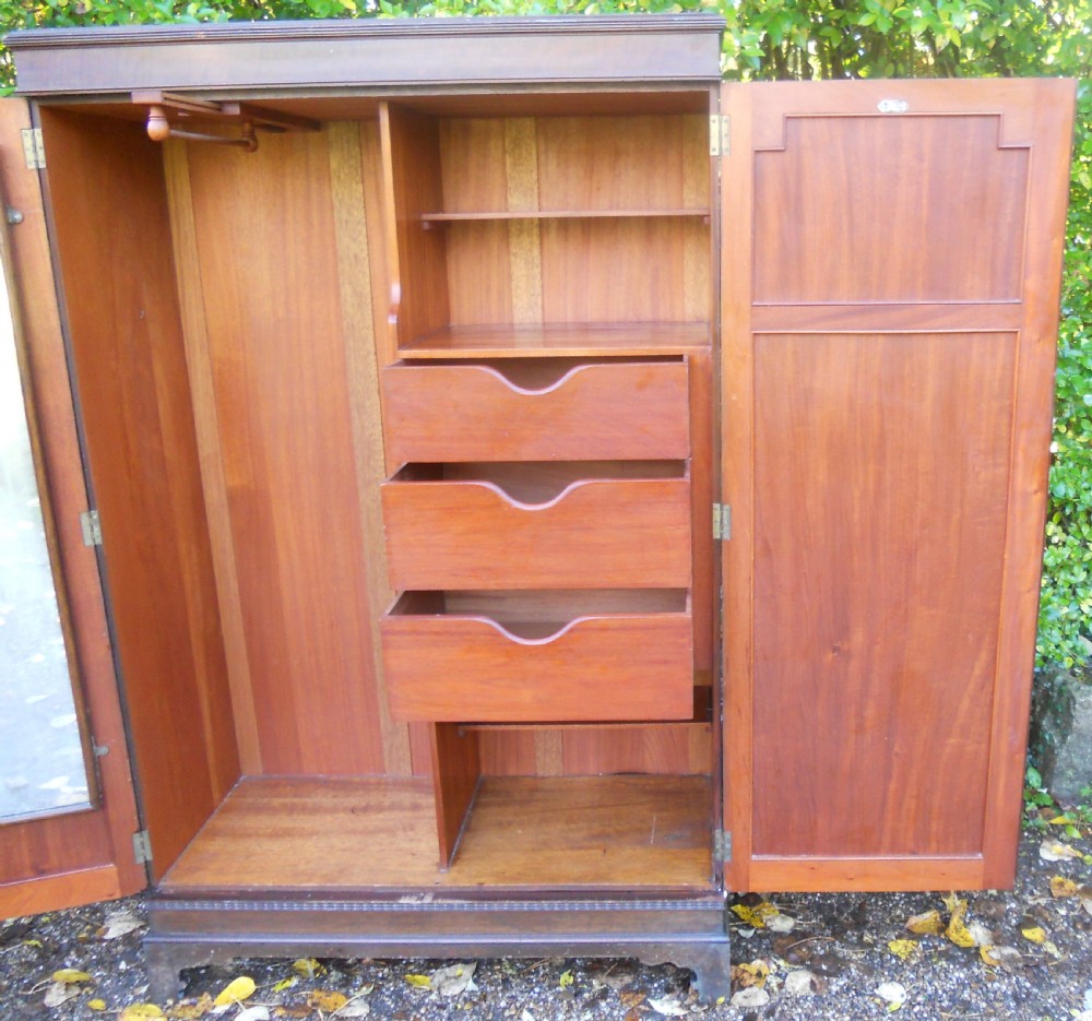 Mahogany Fitted Wardrobe by Waring & Gillow View III