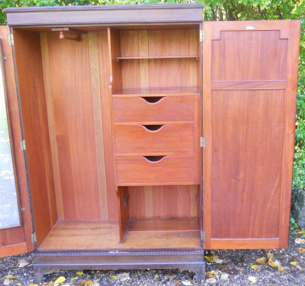 Mahogany Fitted Wardrobe by Waring & Gillow View IV