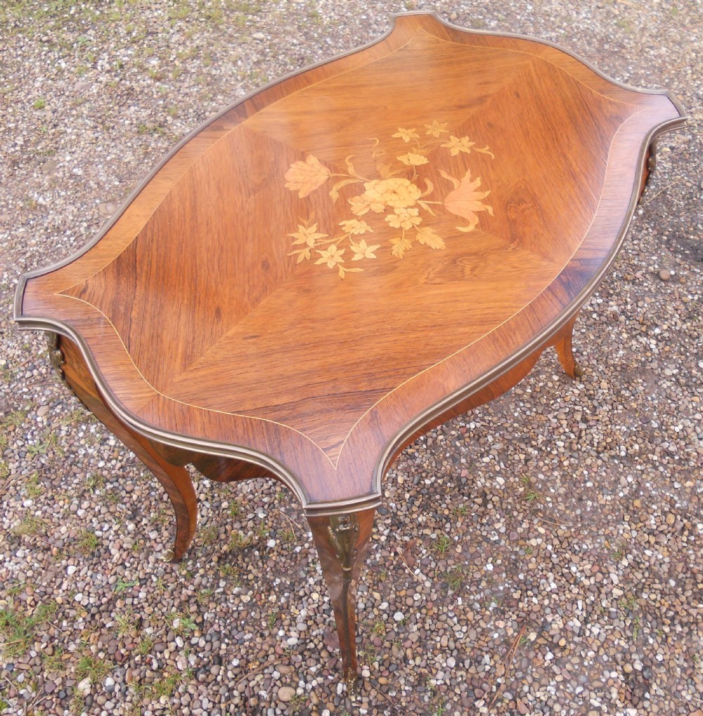 Inlaid Walnut Coffee Table  View IV