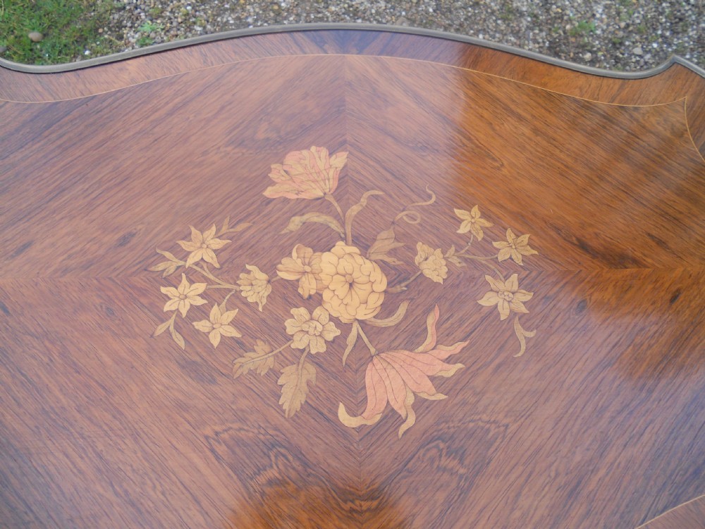 Inlaid Walnut Coffee Table  View VI